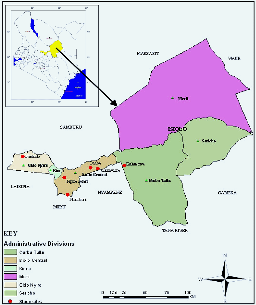 ISIOLO COUNTY PROFILE MAP