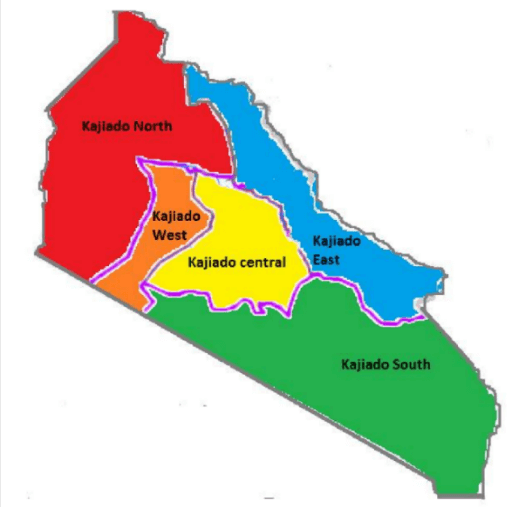 Kajiado - map kajiado county profile map