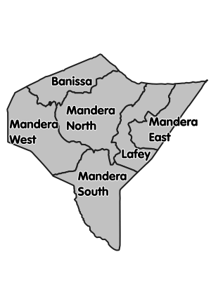 Mandera County Map